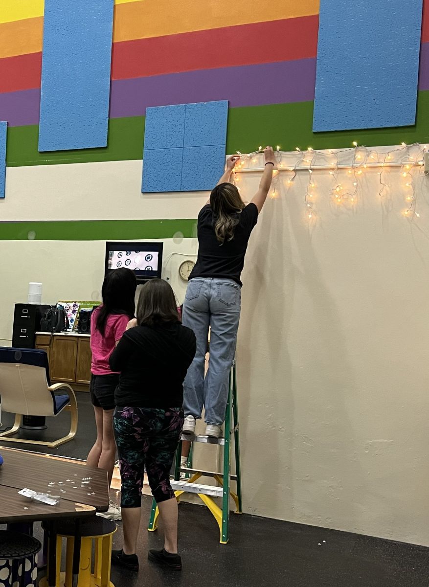YMCA childwatch lighting improvements